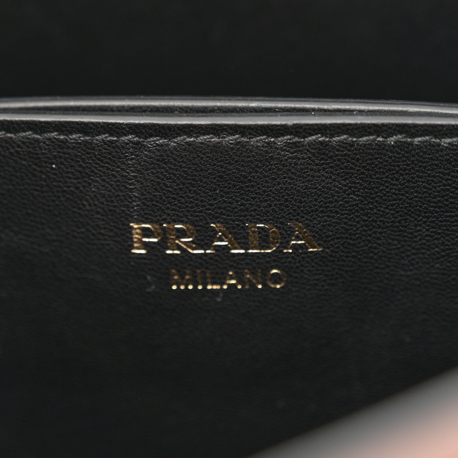 Prada City Calfskin Tambour Bucket Bag Cognac Black 6 of 11