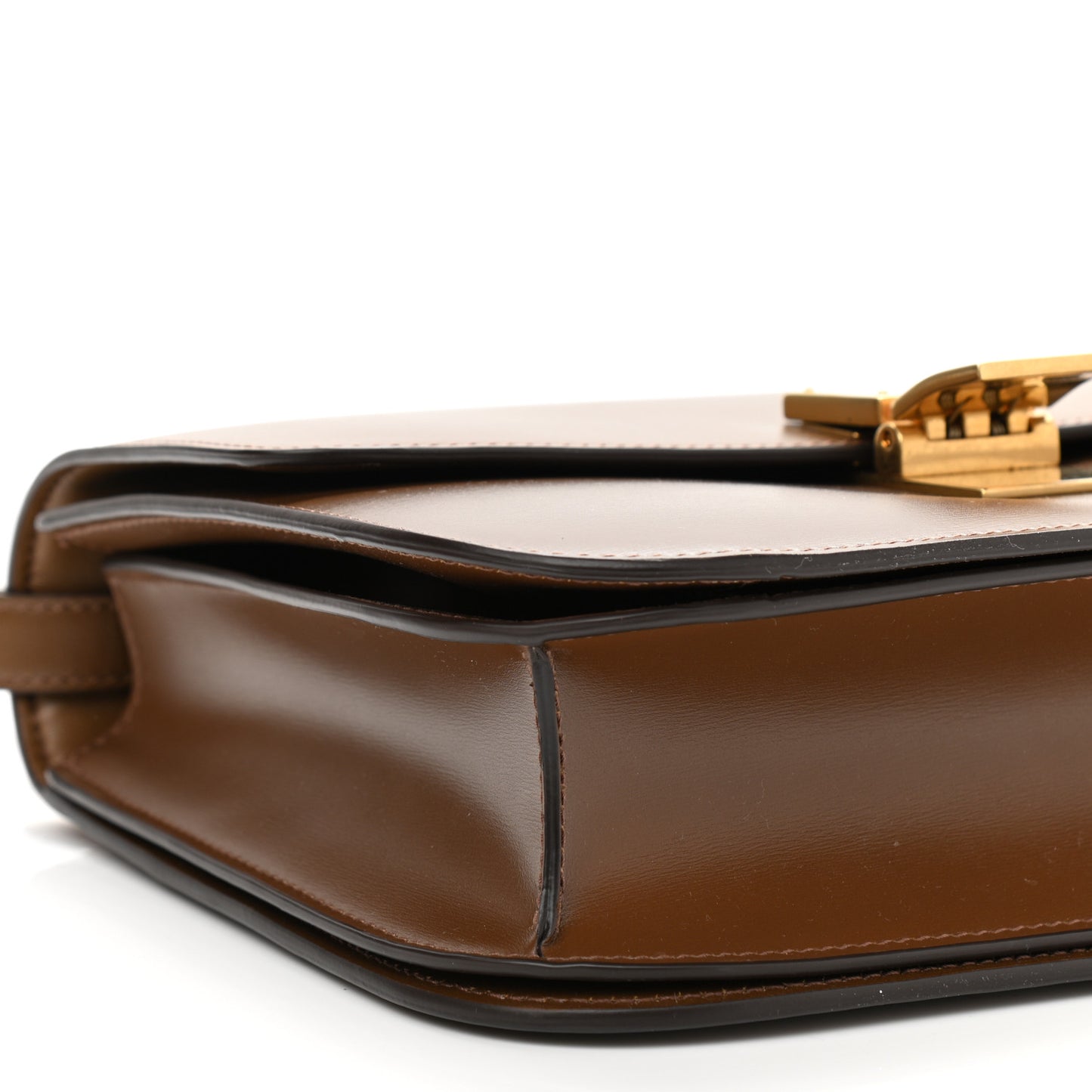 Box Calfskin Medium Classic Box Flap Bag Camel