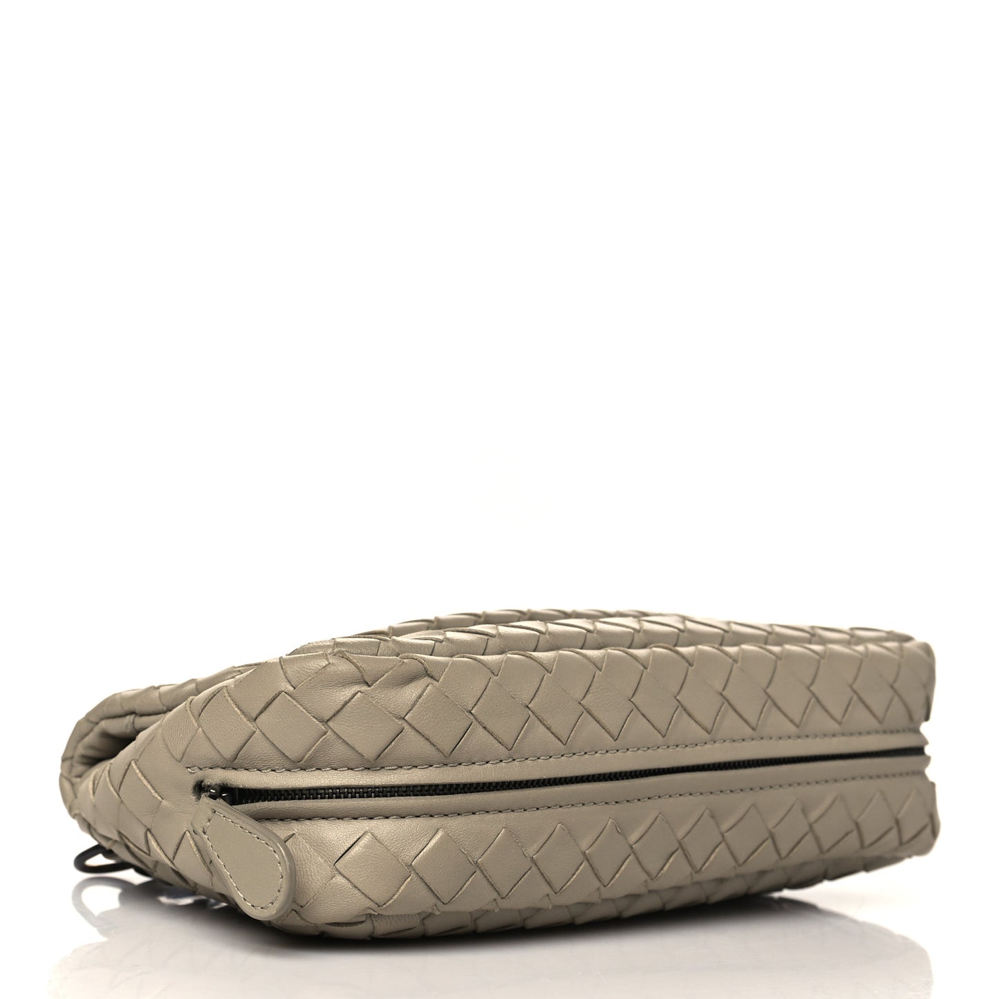 Nappa Intrecciato Small Chain Crossbody Maple