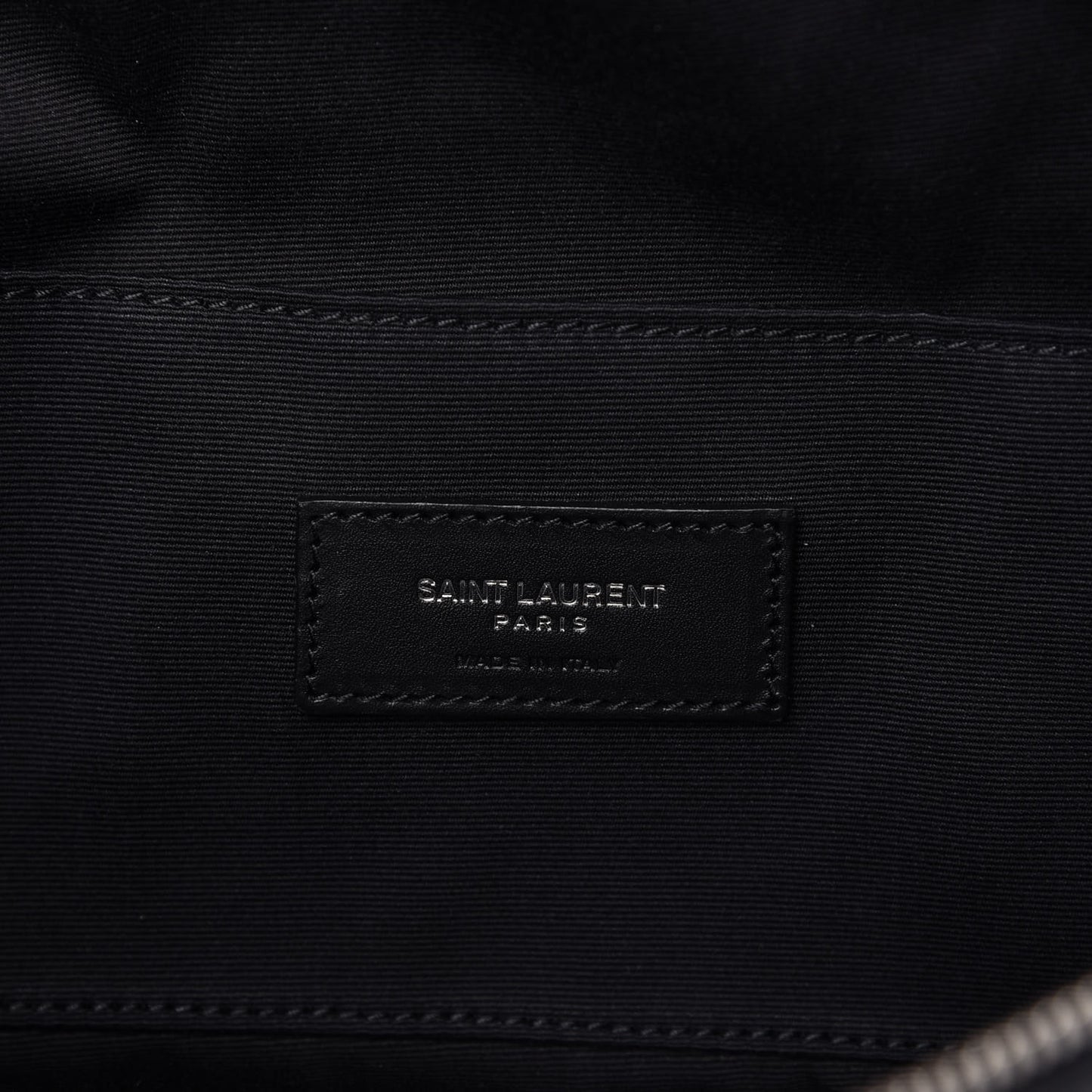 Canvas Classic Belt Bag Black White