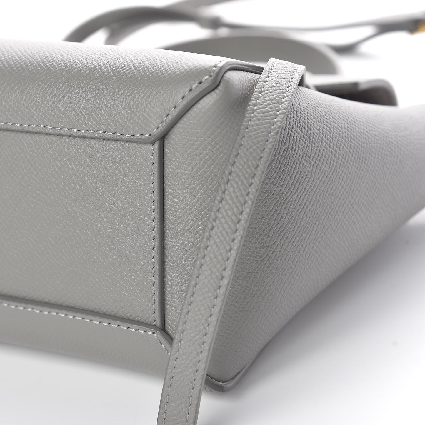 Grained Calfskin Nano Belt Bag Cloud