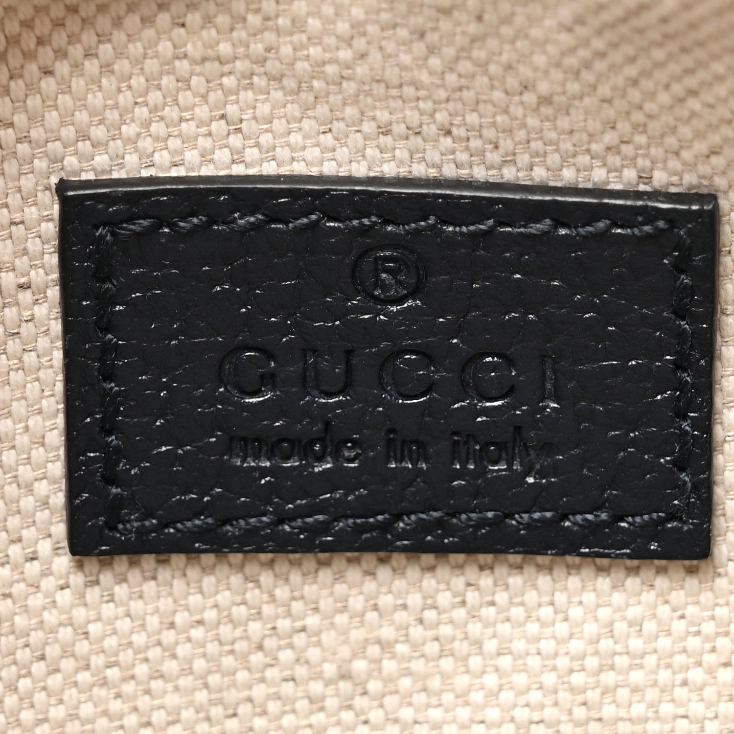 Gucci GG Supreme Monogram Textured Calfskin Web Small Attache Shoulder Bag Beige Blue 6 of 10