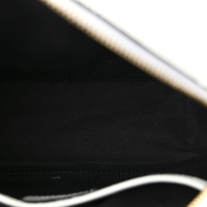 Versace Nappa Quilted Virtus Shoulder Bag White 5 of 10