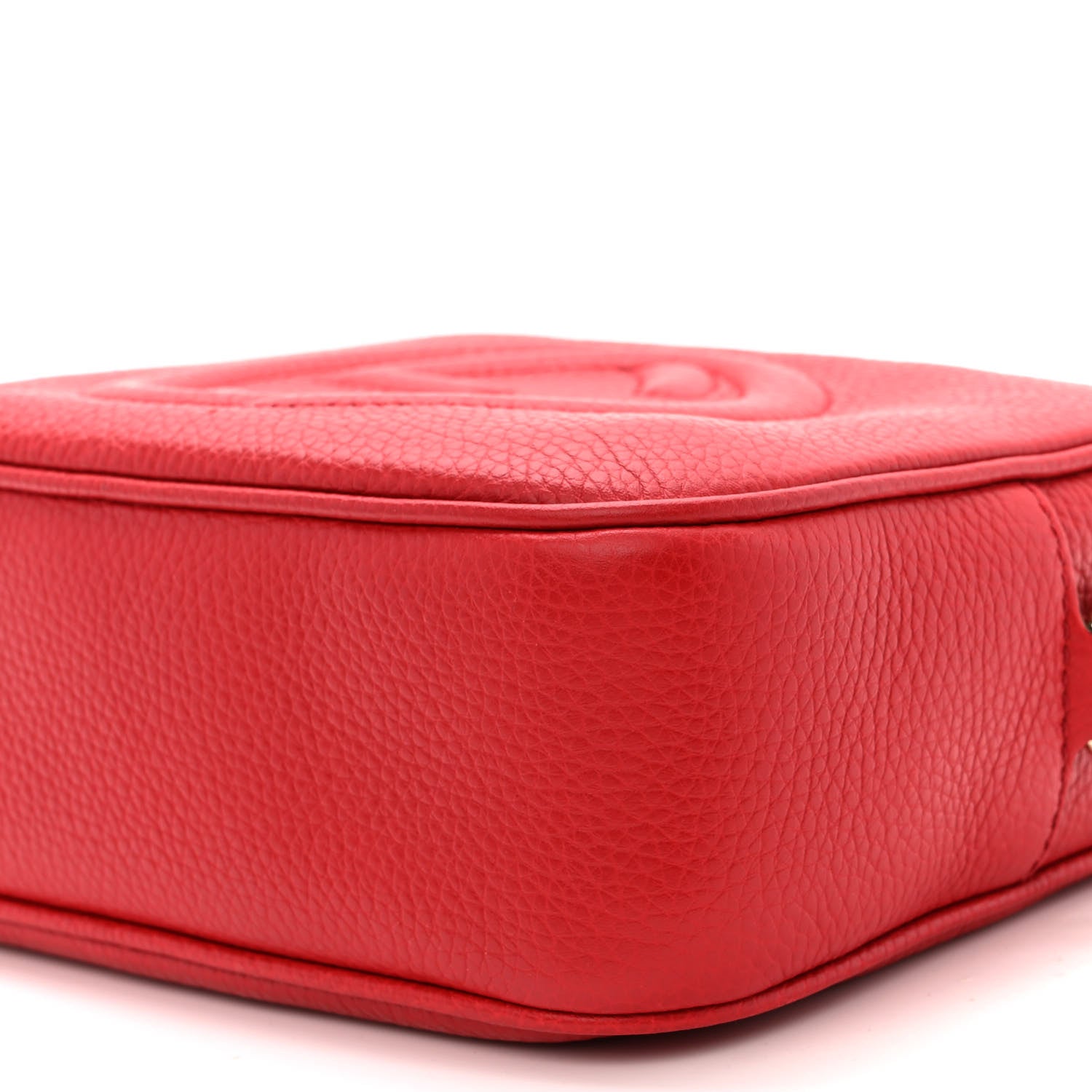 Gucci Pebbled Calfskin Small Soho Disco Bag Tabasco Red 10 of 10