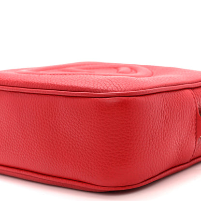 Gucci Pebbled Calfskin Small Soho Disco Bag Tabasco Red 10 of 10