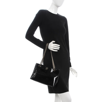 Chanel Patent Mademoiselle Tote Black 2 of 10