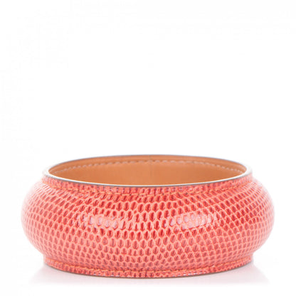 Hermes Lizard Astral Extra Large Bracelet S Sanguine 1 of 5