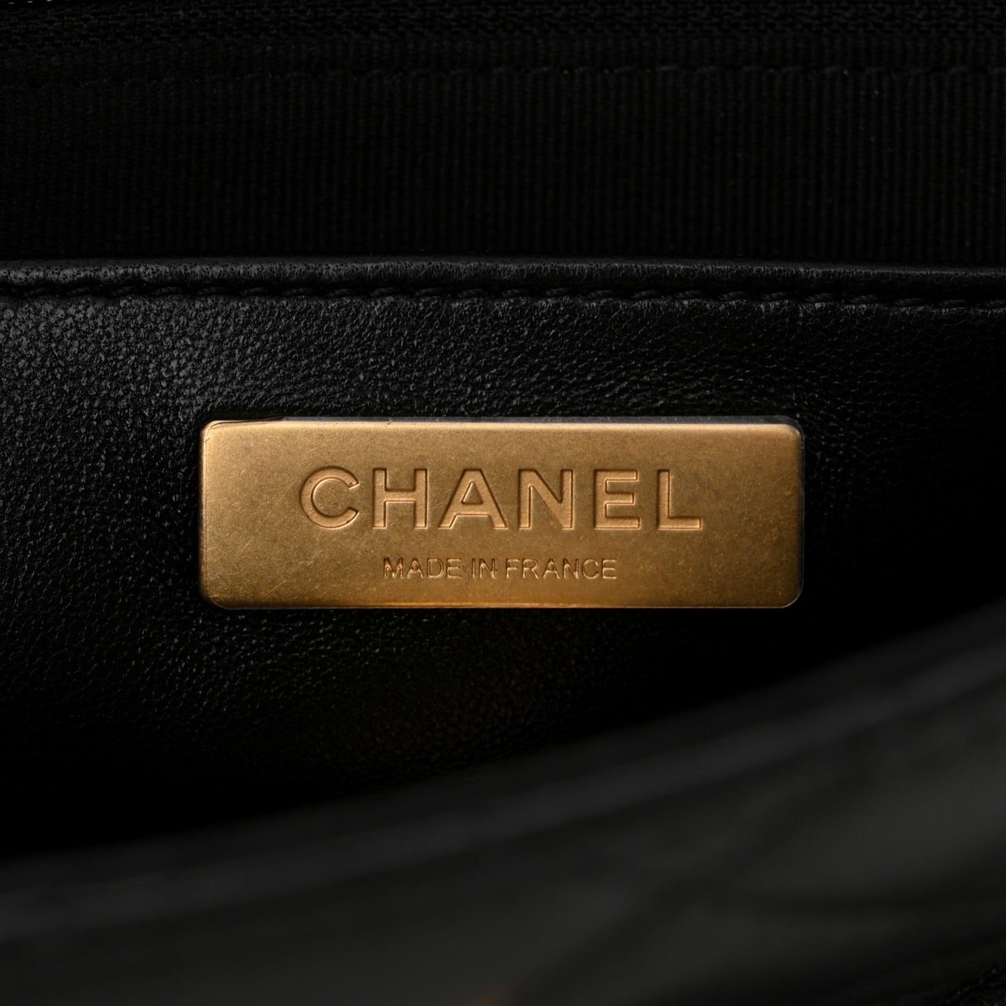 Shiny Lambskin Quilted Mini Flap Black