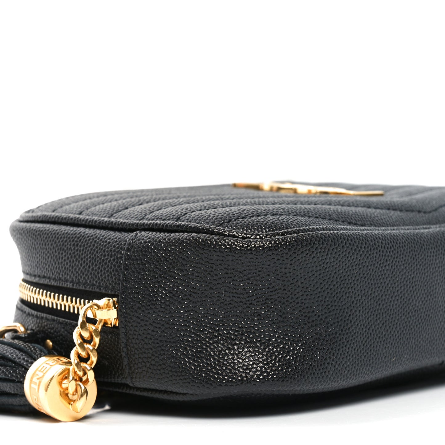 Grain De Poudre Matelasse Monogram Mini Lou Camera Bag Black