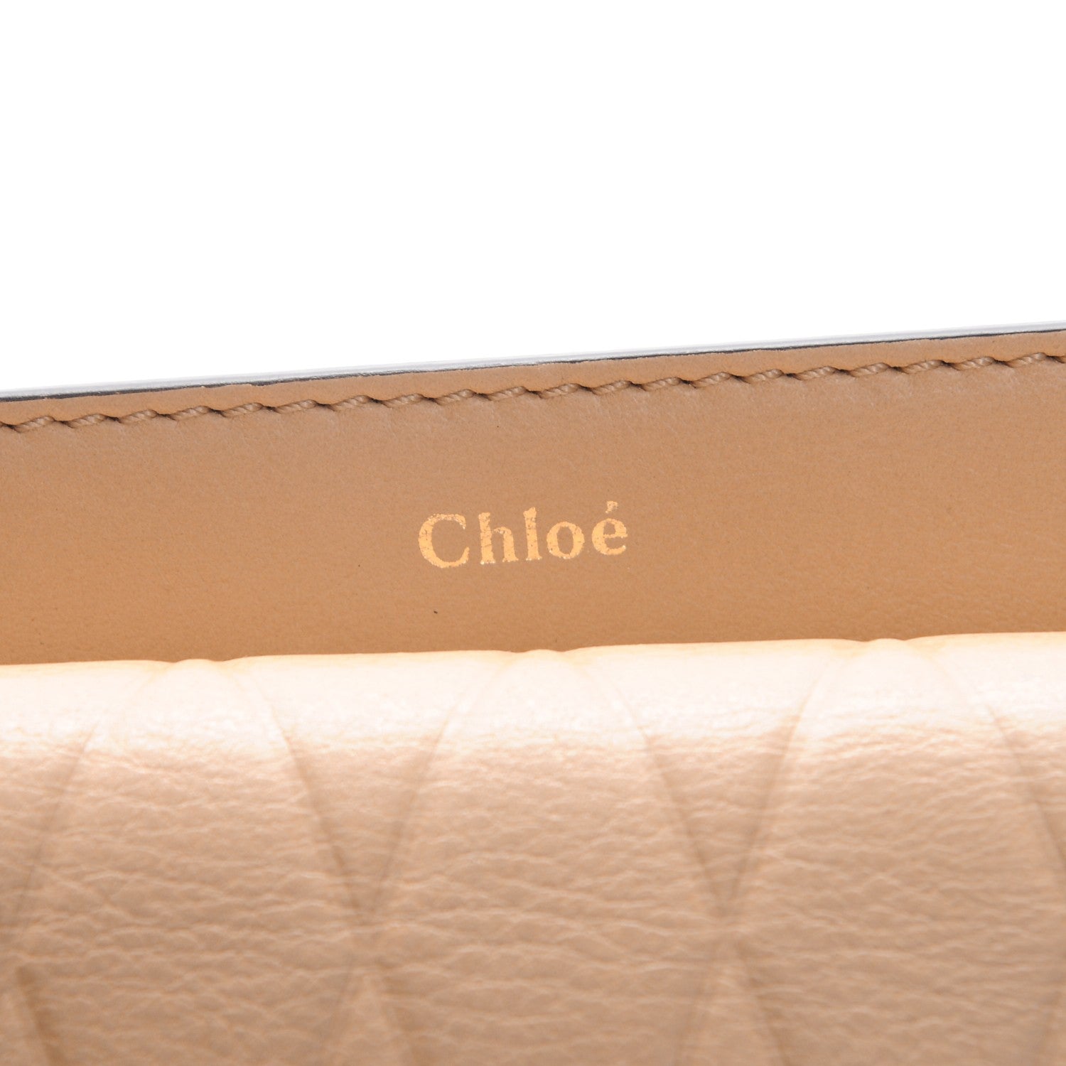 Chloe Calfskin Embossed Nano Georgia Crossbody Bag Sand 7 of 8