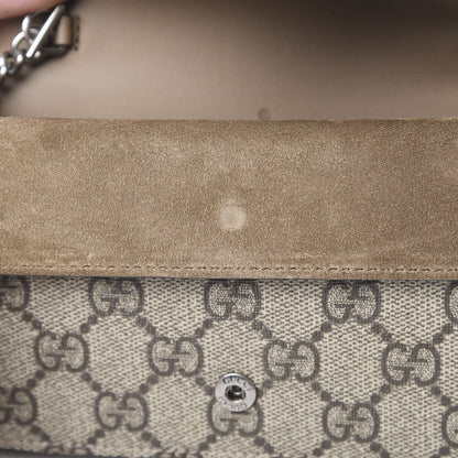 Gucci GG Supreme Monogram Super Mini Dionysus Shoulder Bag Taupe 11 of 12