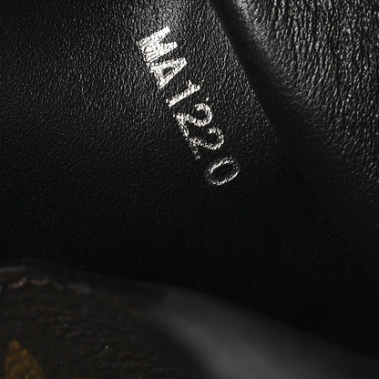 Louis Vuitton Calfskin Monogram Metropolis Flat Ranger Boots 37.5 Black 10 of 13