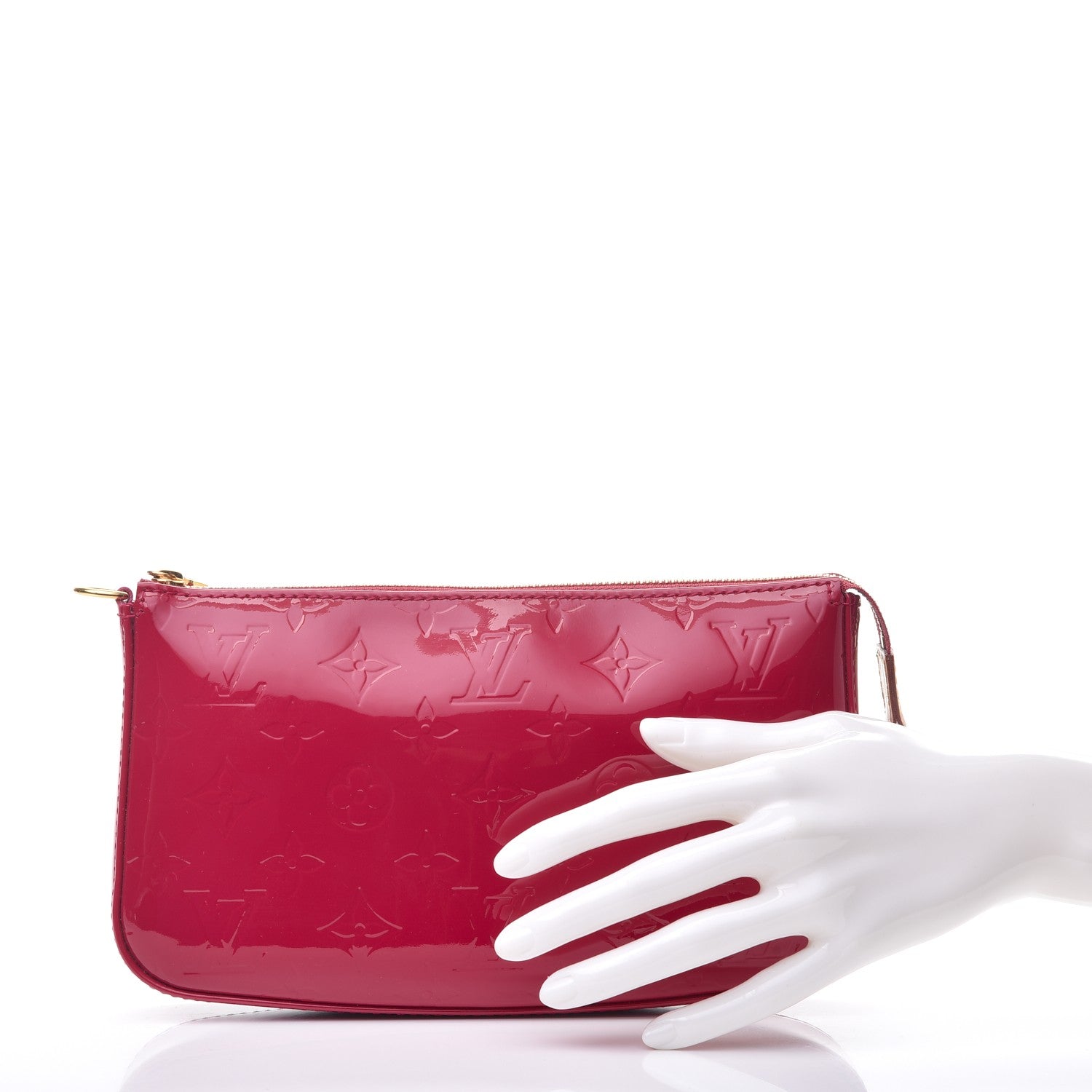 Louis Vuitton Vernis Pochette Accessories NM Rose Indien 2 of 7