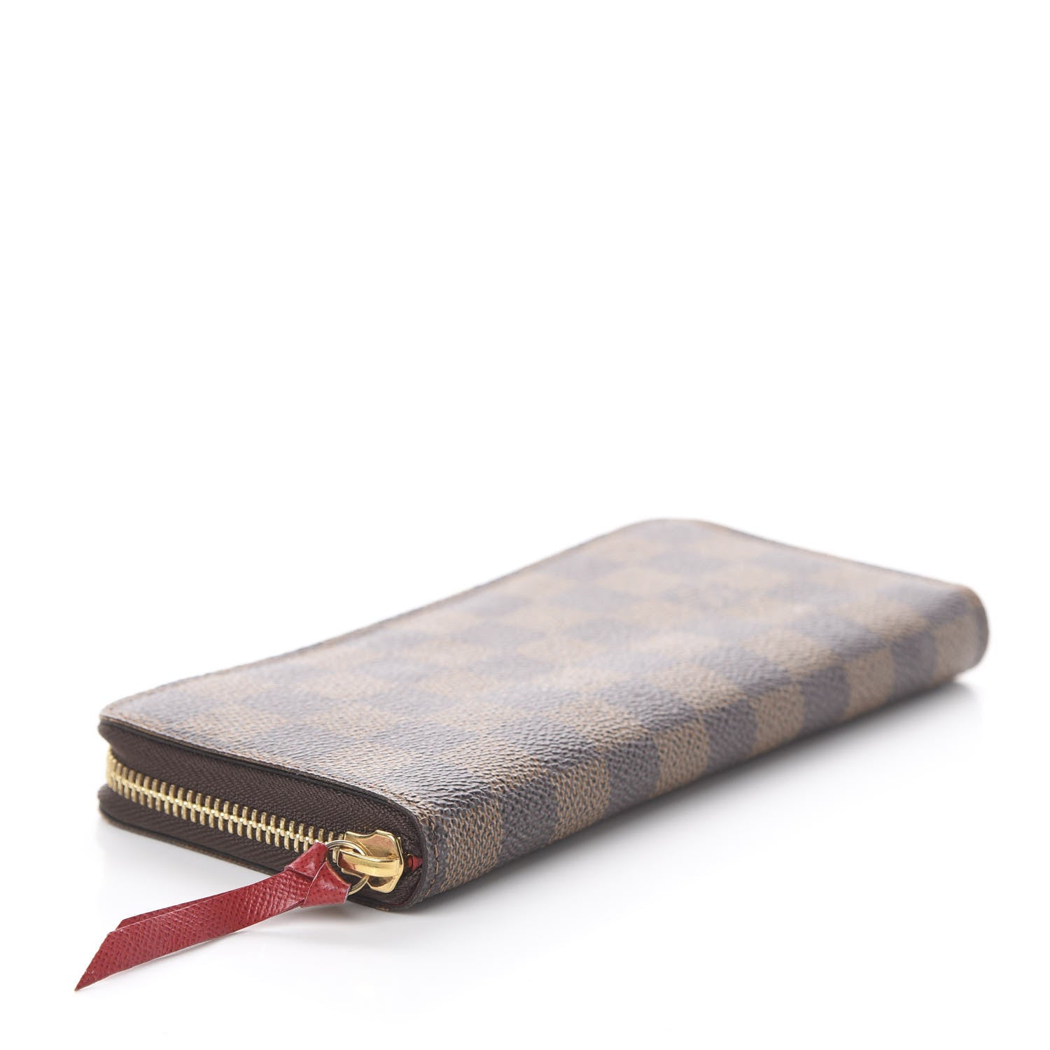 Louis Vuitton Damier Ebene Clemence Wallet Cherry 3 of 5