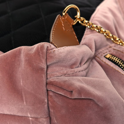Burberry Velvet Large Rucksack Backpack Ash Pink 12 of 16