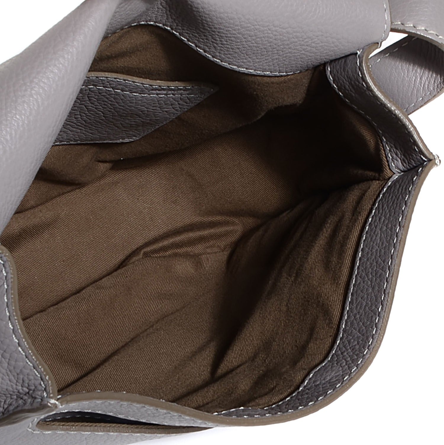Chloe Calfskin Medium Marcie Round Crossbody Bag Cashmere Grey 5 of 10