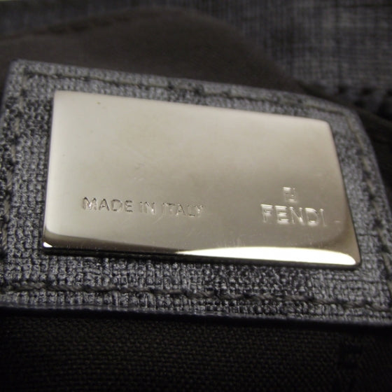 Fendi Zucca Spalmati Messenger Bag Grey 11 of 13