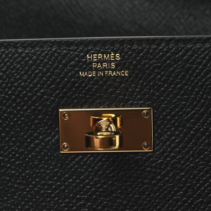 Hermes Epsom Kelly Longue Wallet Black 6 of 9