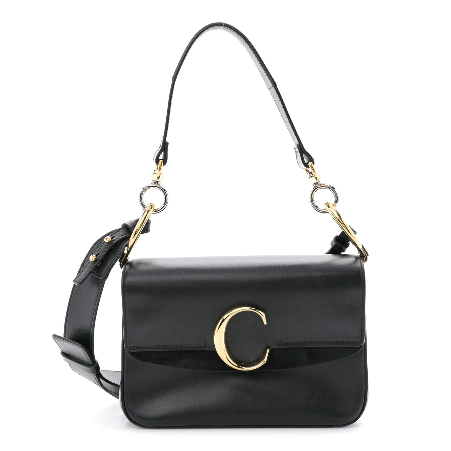 Calfskin Small C Double Carry Black