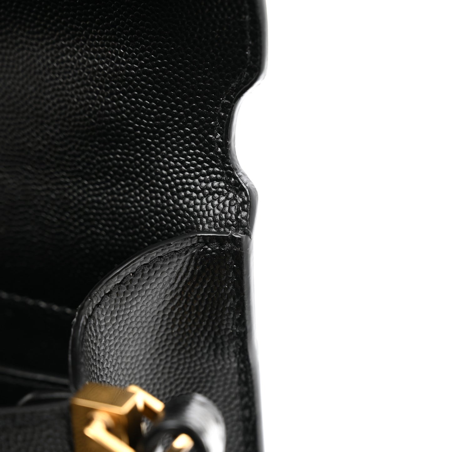 Grain de Poudre Medium Classic Monogram Cassandra Top Handle Black