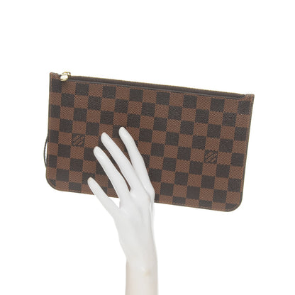 Louis Vuitton Damier Ebene Neverfull MM GM Pochette 2 of 7