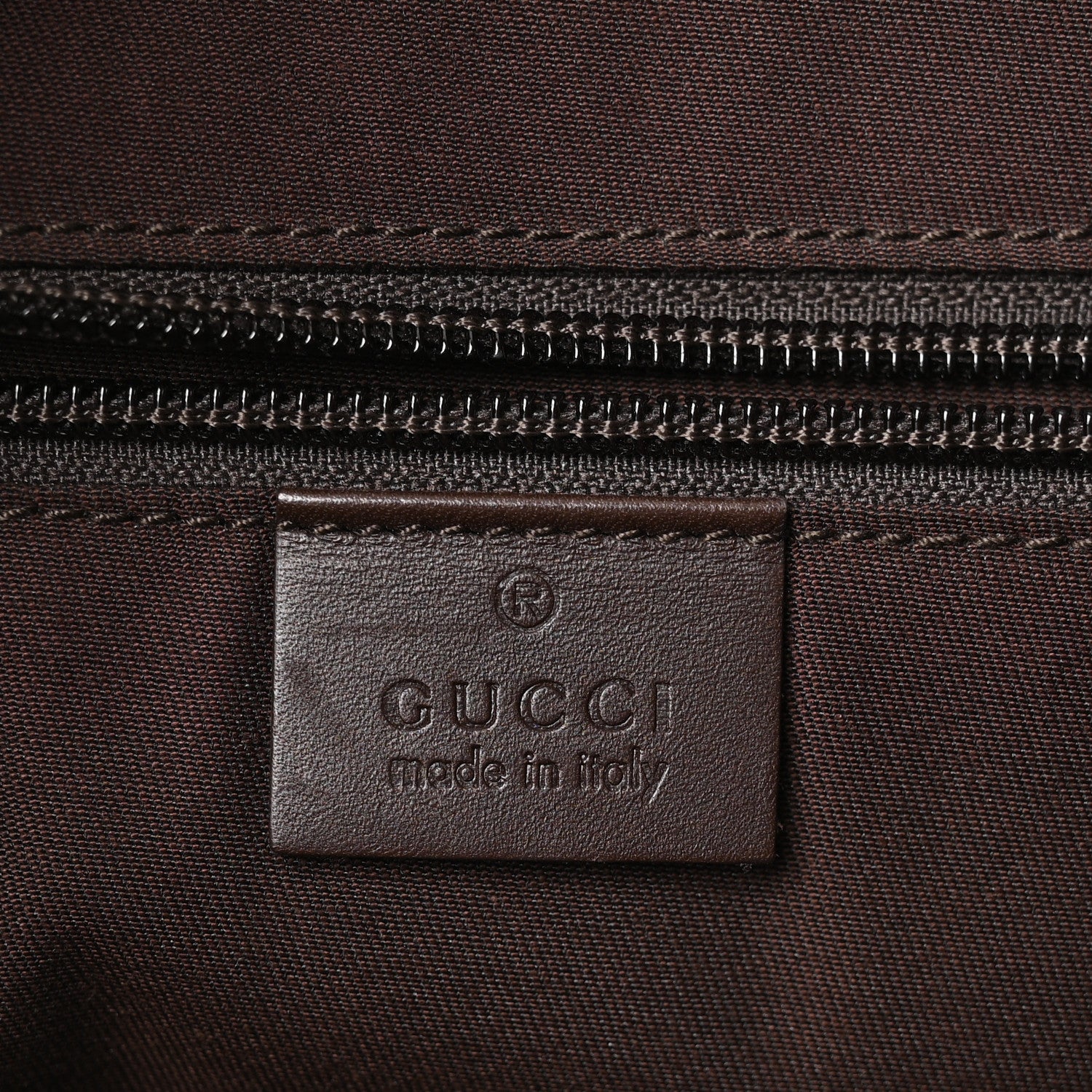 Gucci Monogram Calfskin Perforated Medium Flat Messenger Bag Dark Brown 5 of 9