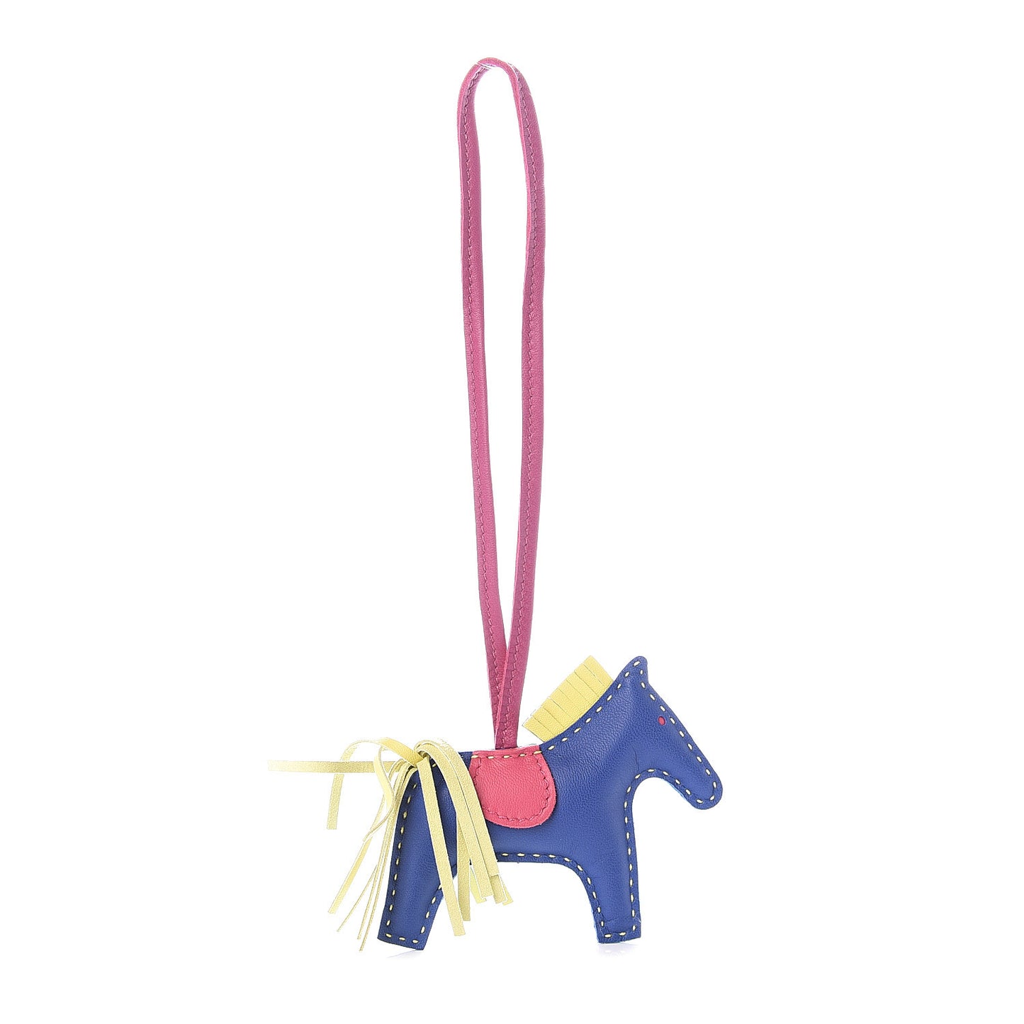 Milo Lambskin Grigri Rodeo Horse Bag Charm PM Bleu Electrique Bleu Azteque Soufre Menthe Rose Shocking Violet