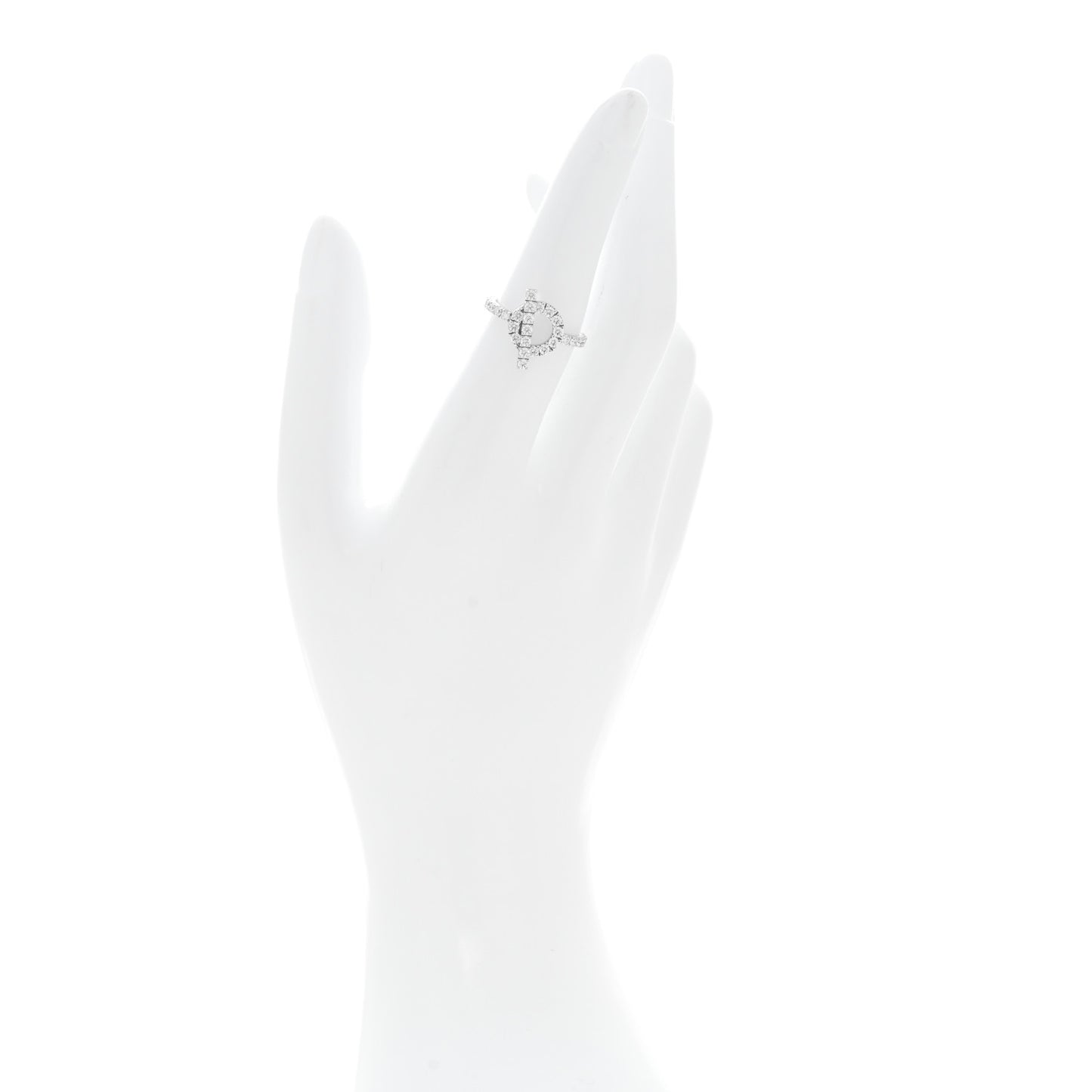 18K White Gold Diamond Finesse Ring 51 5.75