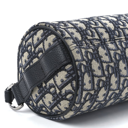 Christian Dior Oblique Mini Roller Messenger Bag Blue 9 of 10