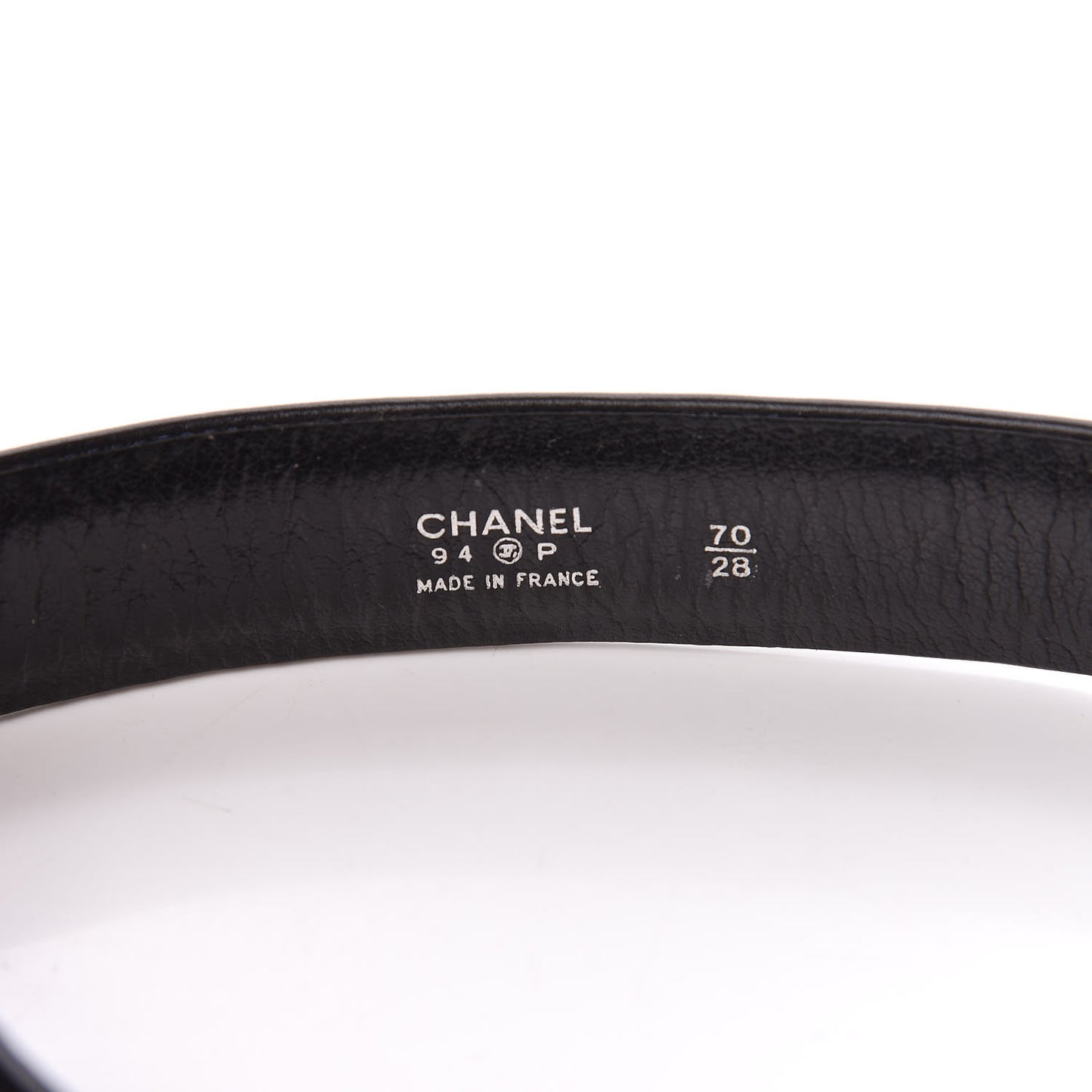 Calfskin Quilted CC Chain 31 Rue Cambon Medallion Belt 70 28 Black