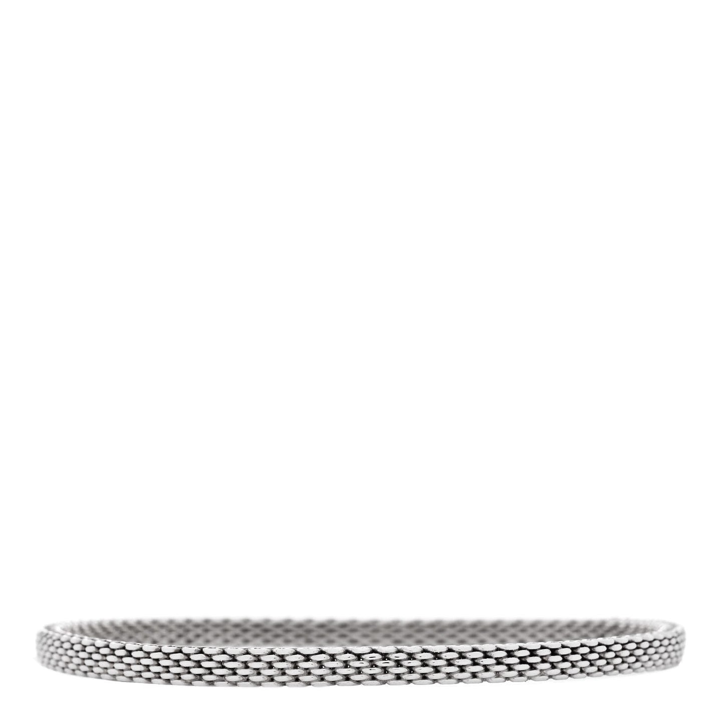 Sterling Silver Narrow Somerset Mesh Bangle Bracelet