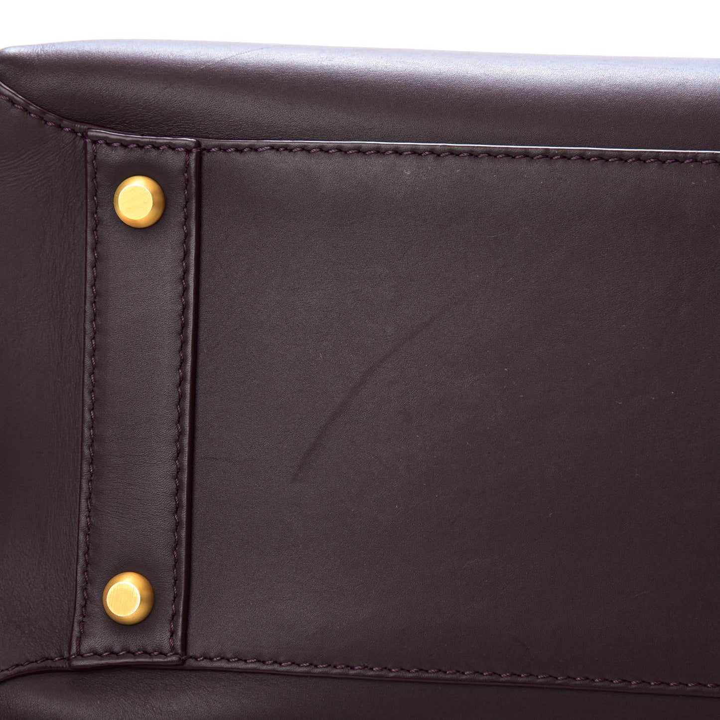 Matte Calfskin Medium Piazza Bag Quetsche