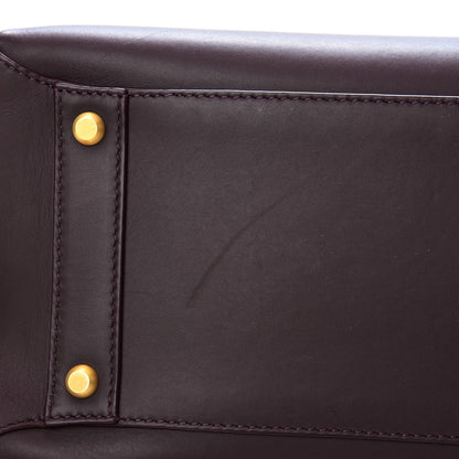 Bottega Veneta Matte Calfskin Medium Piazza Bag Quetsche 13 of 14