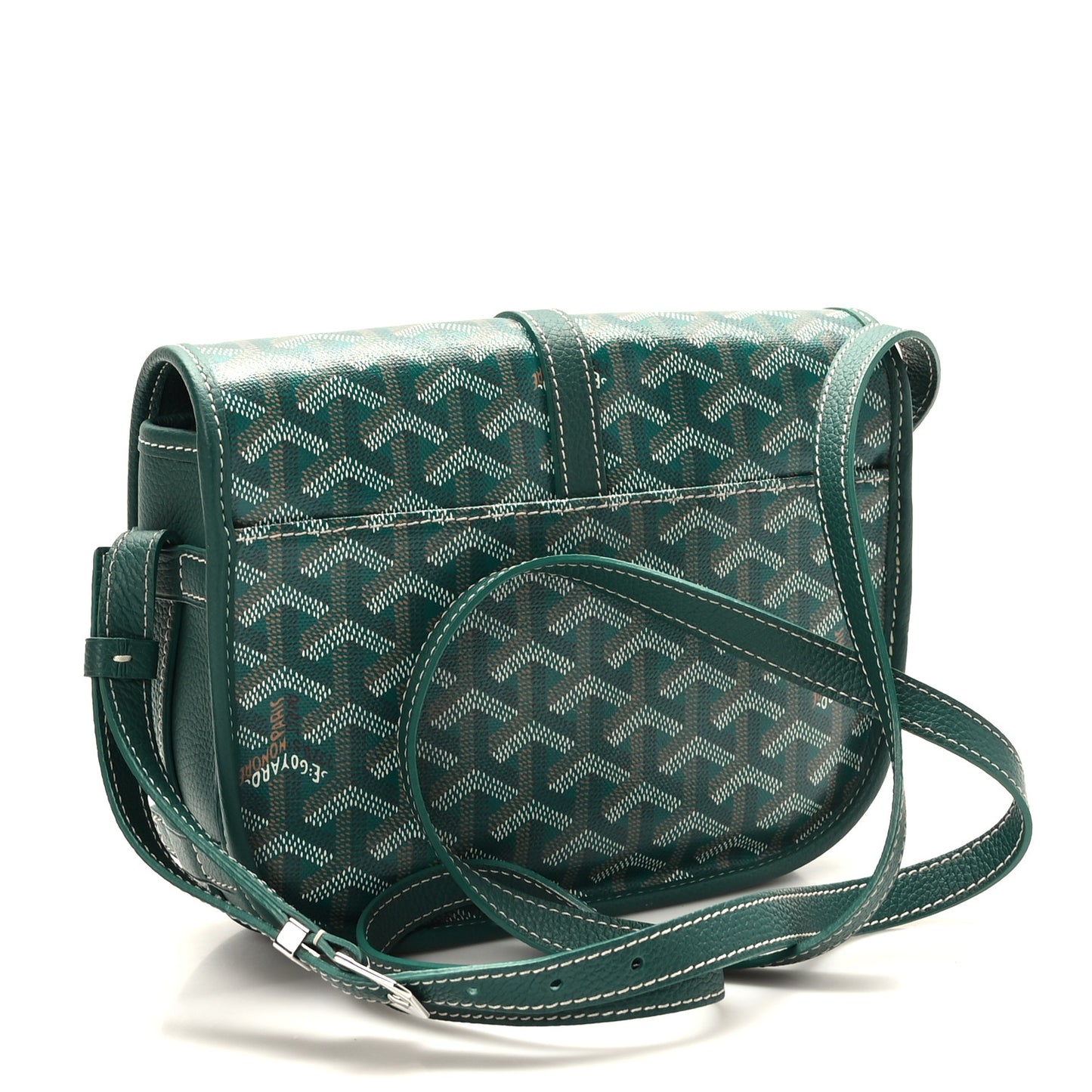 Goyardine Belvedere II PM Messenger Bag Green