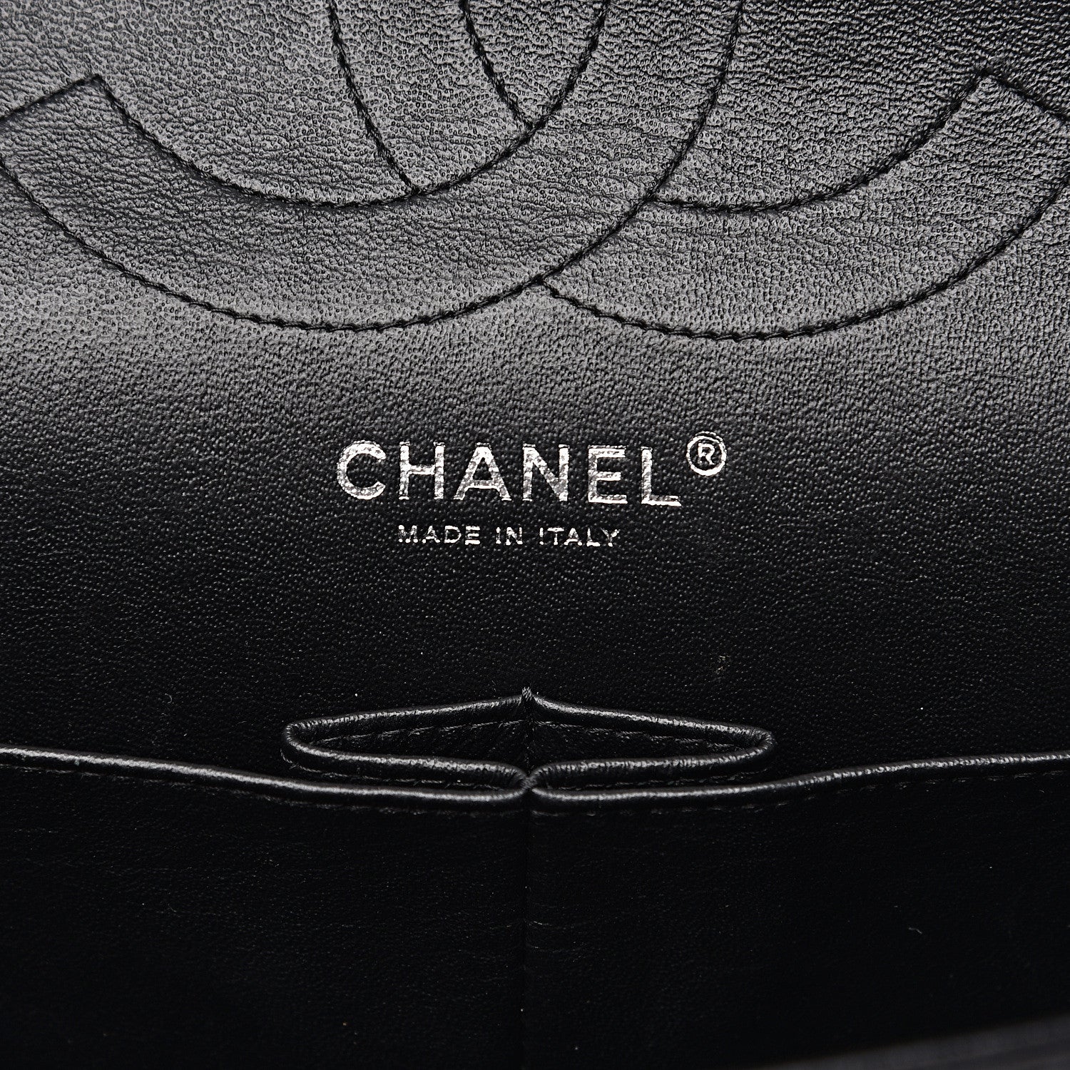 Chanel Lambskin Chevron Quilted Jumbo Double Flap So Black 6 of 18