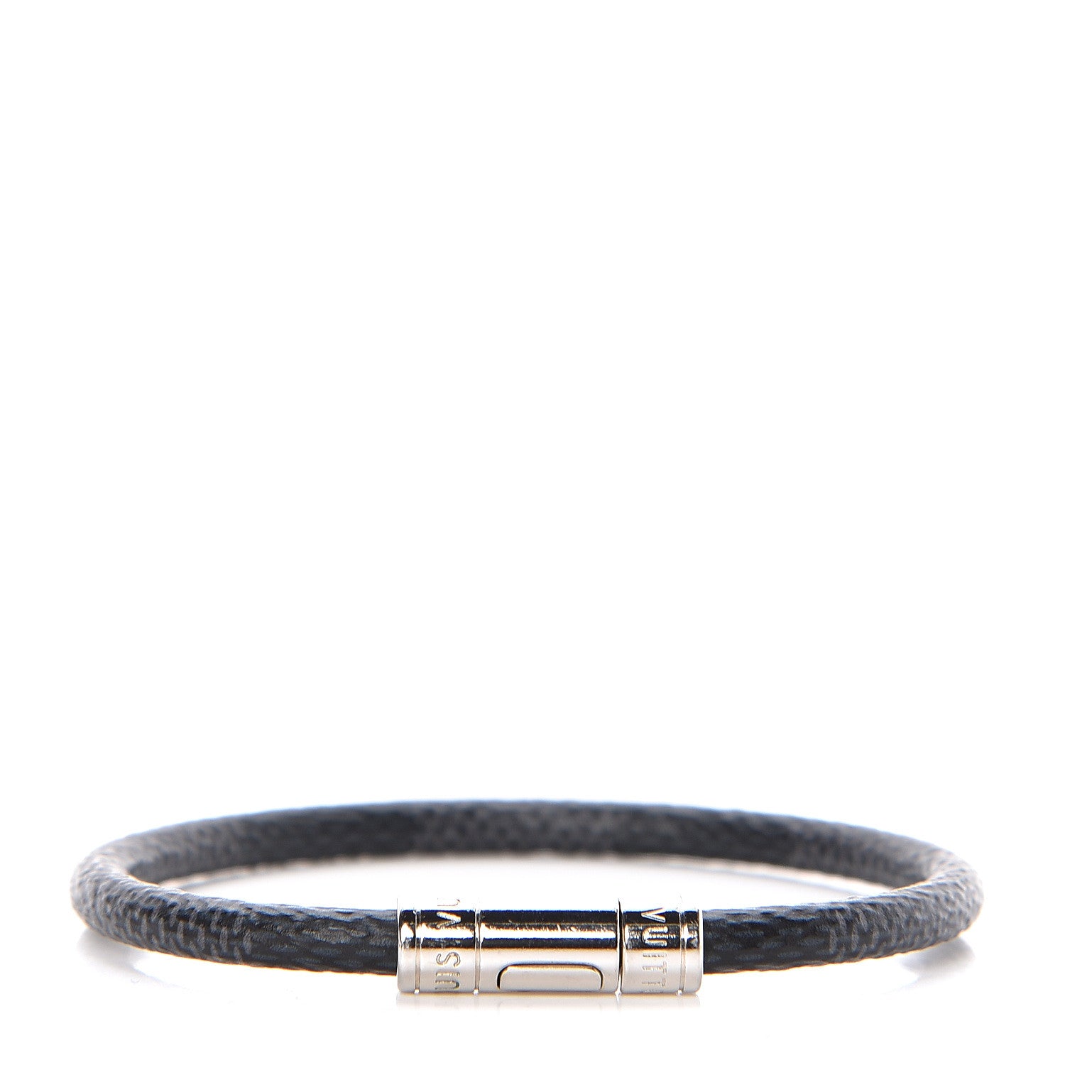 Louis Vuitton Damier Graphite Keep It Bracelet 19 1 of 7