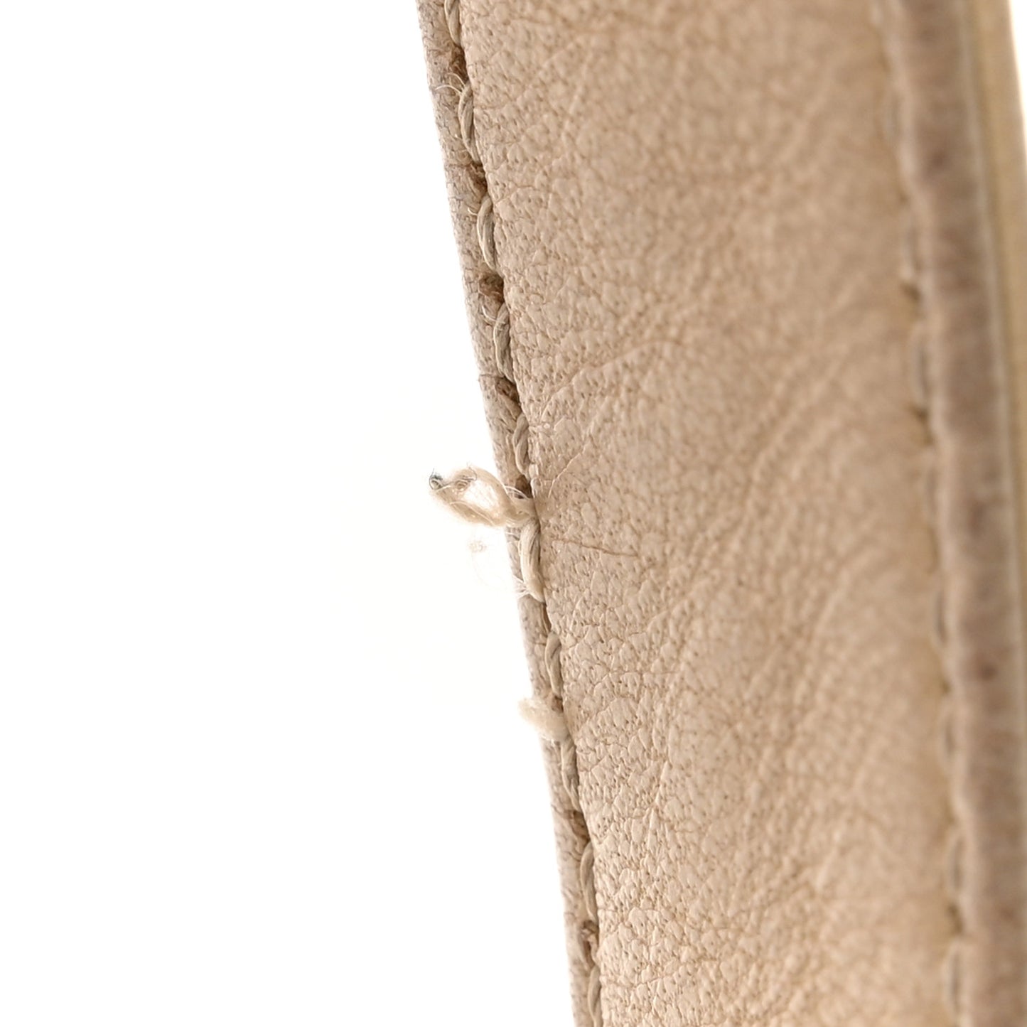 Lambskin Quilted CC Chocolate Bar Shoulder Bag Beige