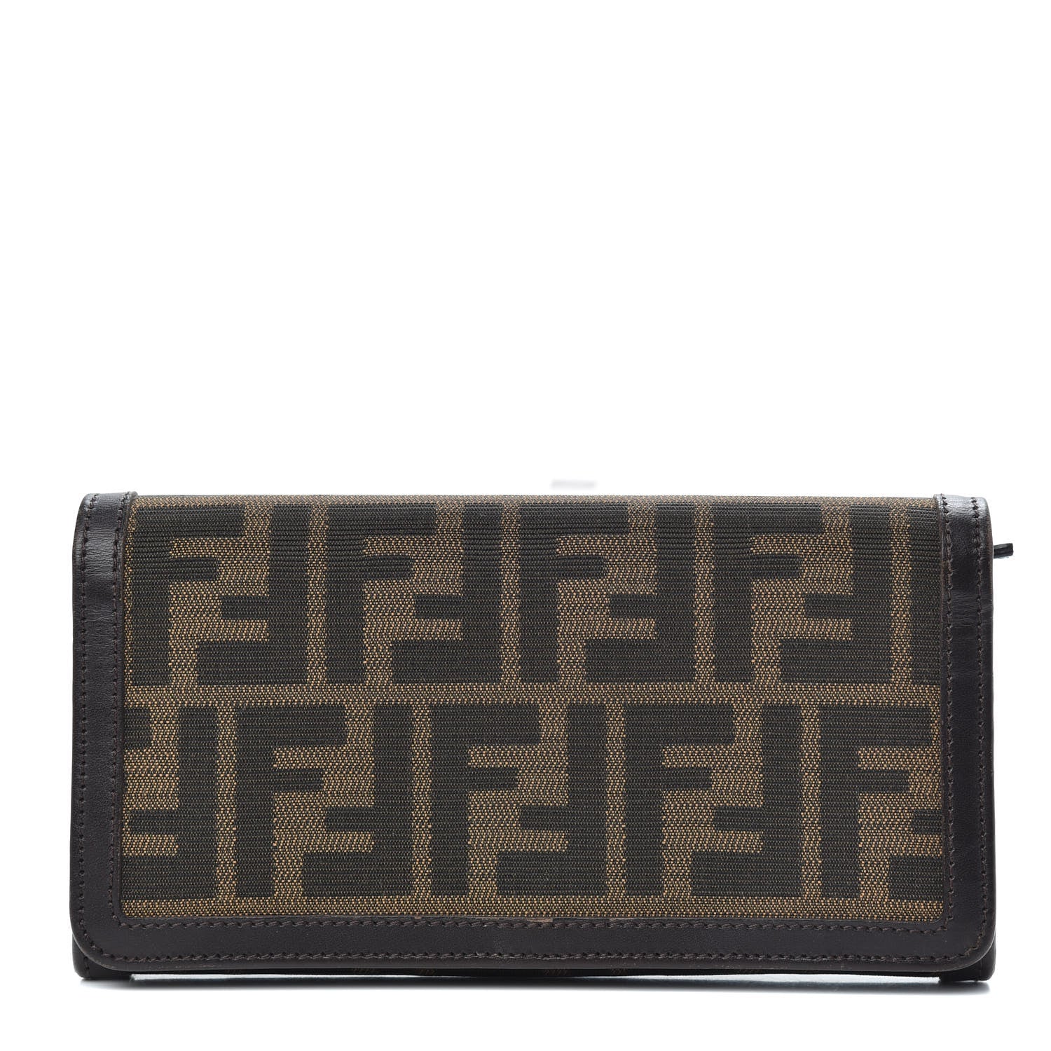 Fendi Zucca Continental Wallet Tobacco Moro 1 of 11