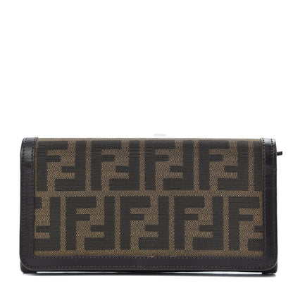 Fendi Zucca Continental Wallet Tobacco Moro 1 of 11