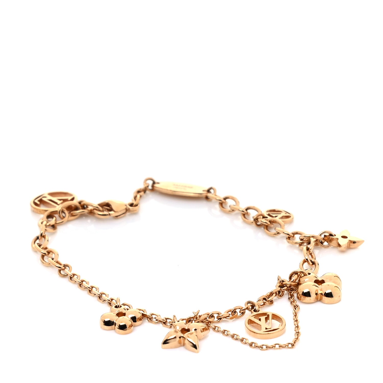 Louis Vuitton Metal Monogram Blooming Supple Bracelet 2 of 6