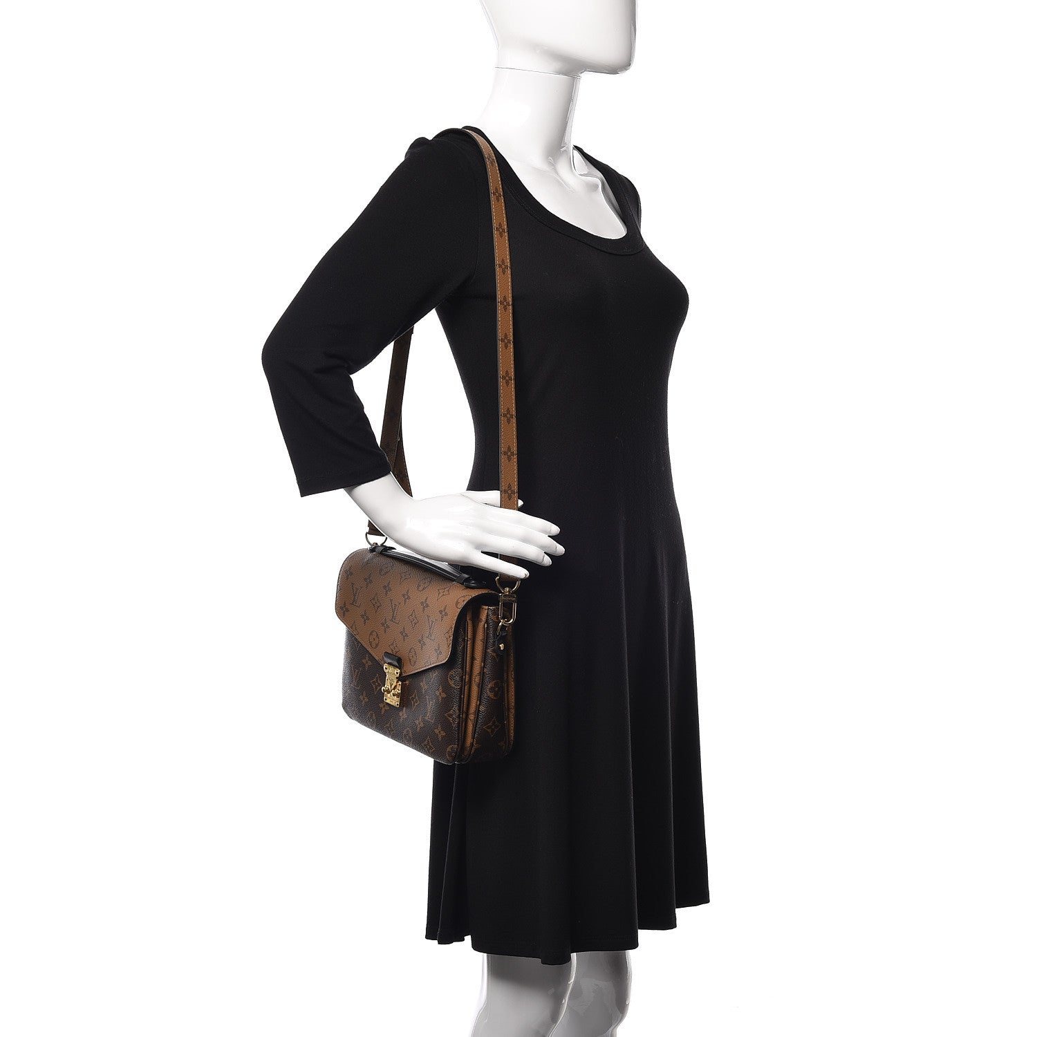 Louis Vuitton Reverse Monogram Pochette Metis 2 of 8