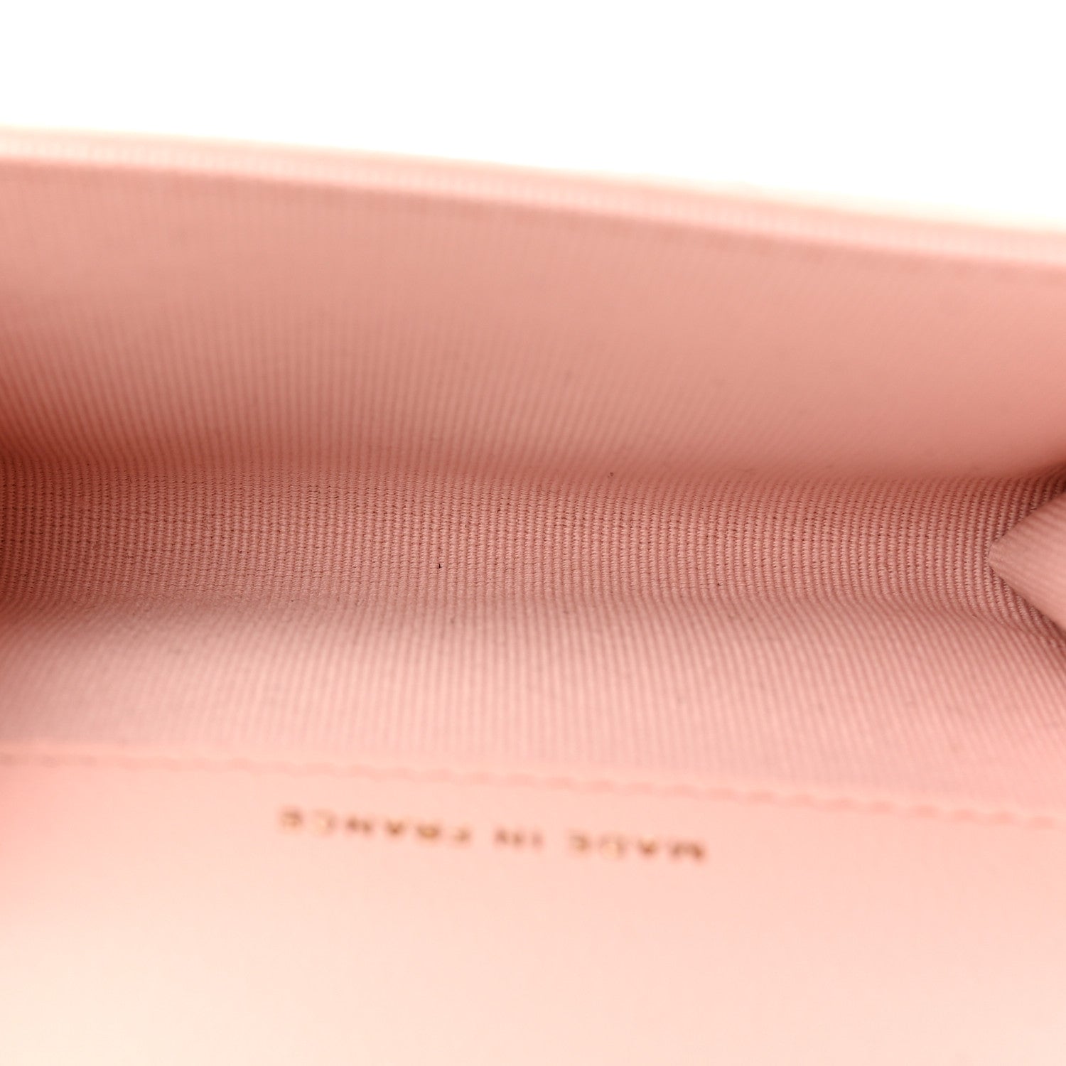 Chanel Caviar Quilted Flap Card Holder Wallet Light Pink 5 of 9