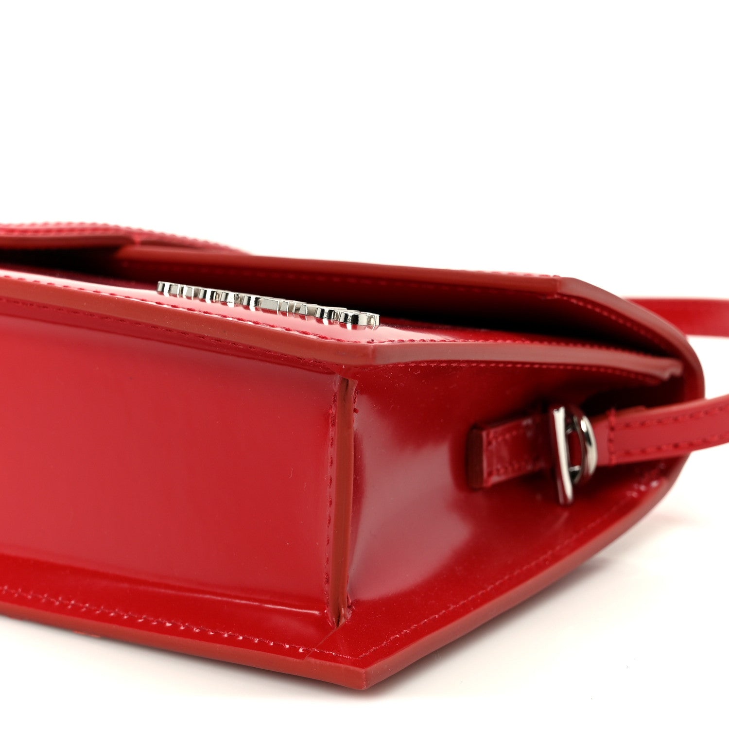 Jacquemus Glazed Calfskin Le Bambino Long Red 10 of 10