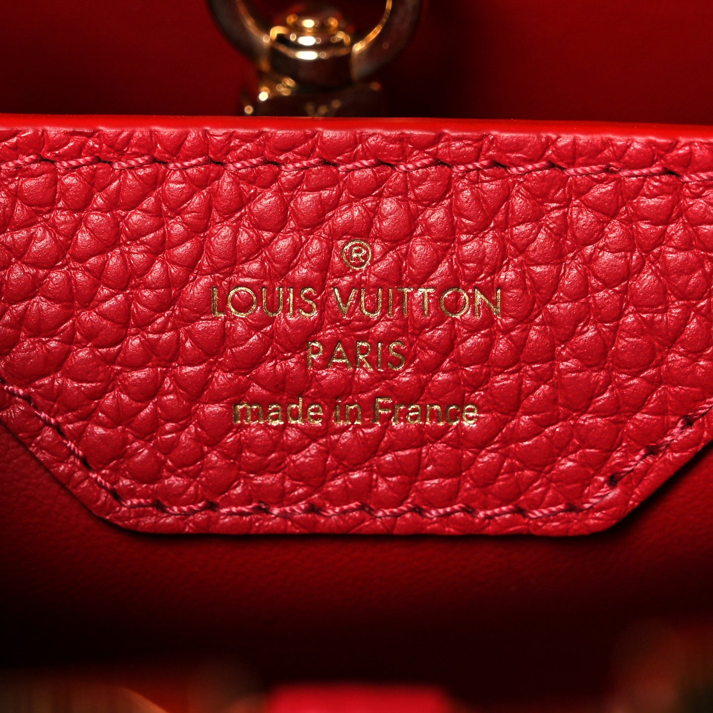 Taurillon Capucines BB Scarlet Red