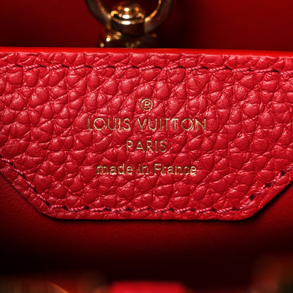 Louis Vuitton Taurillon Capucines BB Scarlet Red 6 of 9