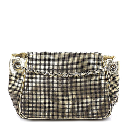 Chanel Metallic Lambskin Perforated Hollywood Accordion Flap Bag Gold 1 of 9