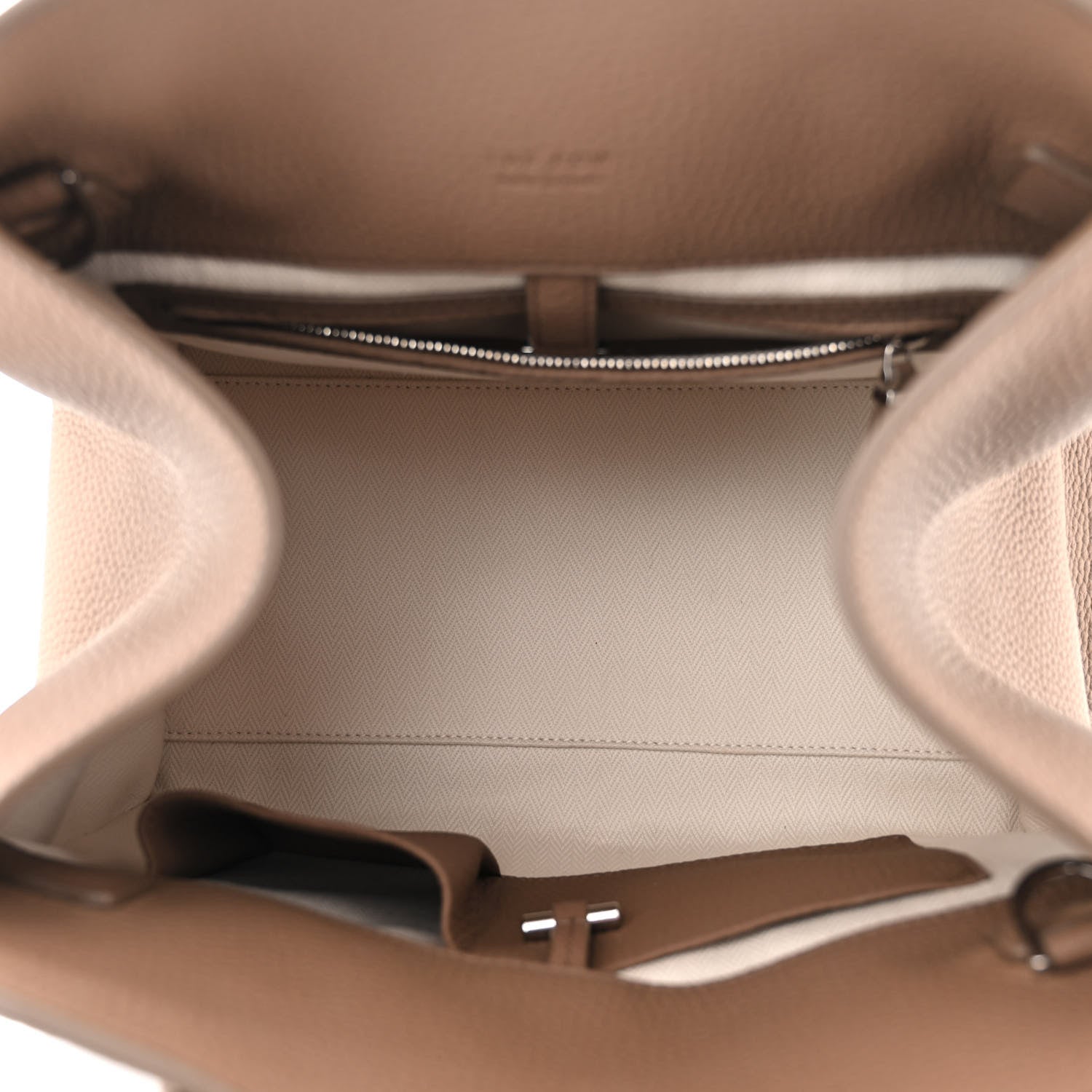 The Row Matte Grained Calfskin Soft Margaux 12 Taupe 5 of 9