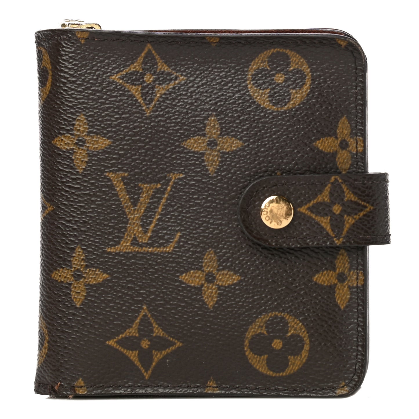 Monogram Compact Zippe Zipped Wallet