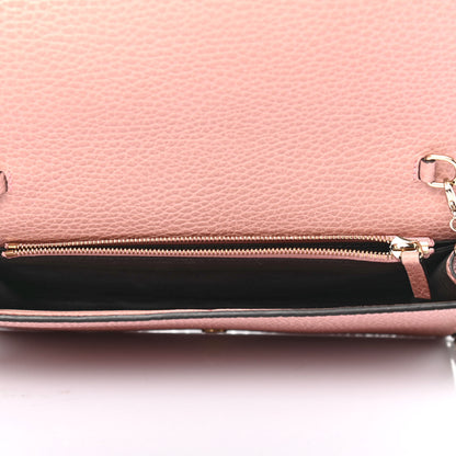 Gucci Dollar Calfskin Medium Betty Chain Wallet Soft Pink 4 of 4