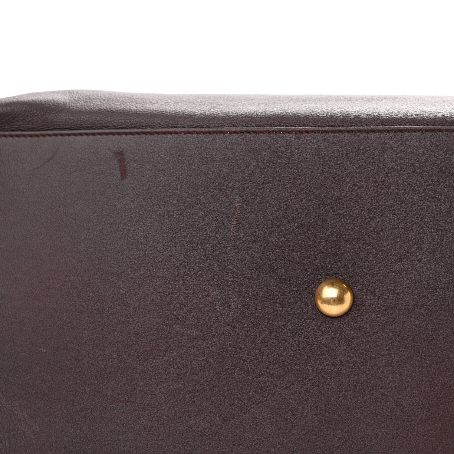 Saint Laurent Calfskin Medium Classic Y Cabas Bordeaux 11 of 11